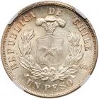 Chile. Peso, 1889-So NGC MS64 - 2