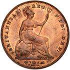 Great Britain. Penny, 1856 PCGS MS63 RB - 2