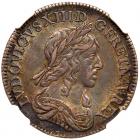 France. 1/4 Ecu, 1643-D (Lyon) NGC EF45