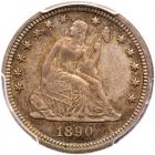 1890 Liberty Seated 25C PCGS MS66