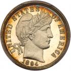 1894 Barber 10C PCGS PF66 CAM