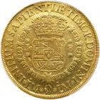 Peru. 8 Escudos, 1751-J (Lima) PCGS About Unc - 2