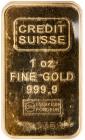 Swisse Credit 1 ozt Gold Bar