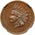 1877 Indian Head 1C NGC PF63 BR