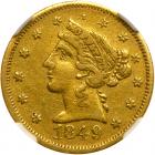 1849 Moffat & Co. (San Francisco) $5 Gold PCGS AU53