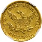 1849 Moffat & Co. (San Francisco) $5 Gold PCGS AU53 - 2