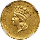 1858-S $1 Gold Indian PCGS AU53