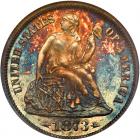 1873 Liberty Seated 10C. Arrows NGC Proof 64