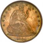 1864 Liberty Seated 50C PCGS Proof 64