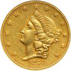 1854 Kellogg & Co. (San Francisco) $20 Gold NGC AU50