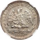 Mexico. 50 Centavos, 1887-CN M NGC AU58 - 2