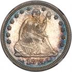 1874 Liberty Seated 25C. Arrows NGC PF65 CAM