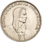 Switzerland. 5 Francs, 1925-B Choice About Unc