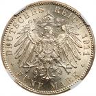 German States: Bavaria. 5 Marks, 1911-D NGC MS64 - 2