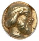 Lesbos, Mytilene. Electrum Hecte (1/6th stater) 2.54g, ca. 454-427 BC