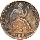 1886 Liberty Seated 50C PCGS MS65