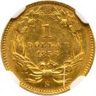 1856-S $1 Gold Indian PCGS AU55 - 2