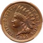 1864 Indian Head 1C. Copper-Nickel PCGS MS64