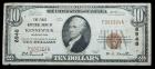 1929, $10 National Bank Note. The First National Bank of Kennewich, Washington F