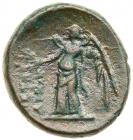 Bruttium, Petelia. AE (4.40 g), late 3rd century BC EF - 2