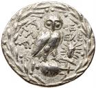 Attica, Athens. Silver Tetradrachm (16.84 g), ca. 168/5-42 BC VF - 2