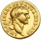 Vespasian. Gold Aureus (7.13 g), AD 69-79 VF