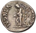 Vespasian. Silver Denarius (3.37 g), AD 69-79 VF - 2