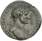 Hadrian. AE Sestertius (25.23 g), AD 117-138 Choice VF