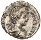 Julia Domna, with Caracalla. Silver Denarius (3.08 g), Augusta, AD 193-217 EF - 2