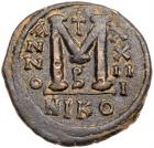 Justinian I. AE follis (19.75 g), 527-565 Choice VF - 2