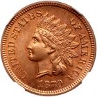 1870 Indian Head 1C NGC MS64 RB