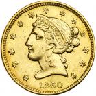 1860 Clark, Gruber & Co. (Denver, Colorado) $5 Gold