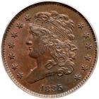 1835 C-1 R1 Repunched 5 PCGS graded MS63 Brown