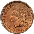 1863 Indian Head 1C PCGS MS62