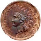 1864 Indian Head 1C. Bronze, with L