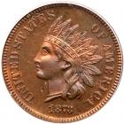 1873 Indian Head 1C. Closed 3 PCGS PF64 RB