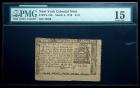 New York, March 5, 1776, $1/3rd. Fr. NY-188