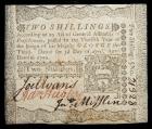 Pennsylvania April 3, 1772, 2 Shillings, Fr. PA 156