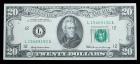 1969, $20 Federal Reserve Note, San Francisco, CA Choice About Unc