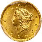 1853 $1 Gold Liberty PCGS MS63