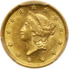 1854 $1 Gold Liberty PCGS MS61