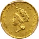 1854 $1 Gold Indian PCGS AU55