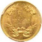 1862 $1 Gold Indian PCGS MS62 - 2