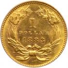 1883 $1 Gold Indian PCGS MS62 - 2