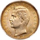 German States: Bavaria. 5 Marks, 1913-D NGC MS62