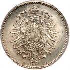 Germany. Mark, 1874-D PCGS MS65