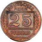 Germany. Pattern 25 Pfennig, 1908-D PCGS Specimen 63 - 2