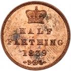 Great Britain. Half Farthing, 1839 Choice Unc - 2