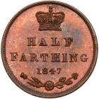 Great Britain. Half Farthing, 1847 Choice Unc - 2