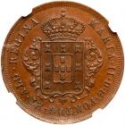 Madeira (Portuguese Colonies): 10 Reis, 1852 NGC MS62 BR - 2